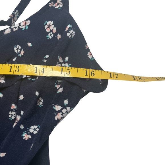 Torrid Floral Dress Size 1 Blue Flower Summer Adjustable Straps Easter Cottage - Picture 10 of 13